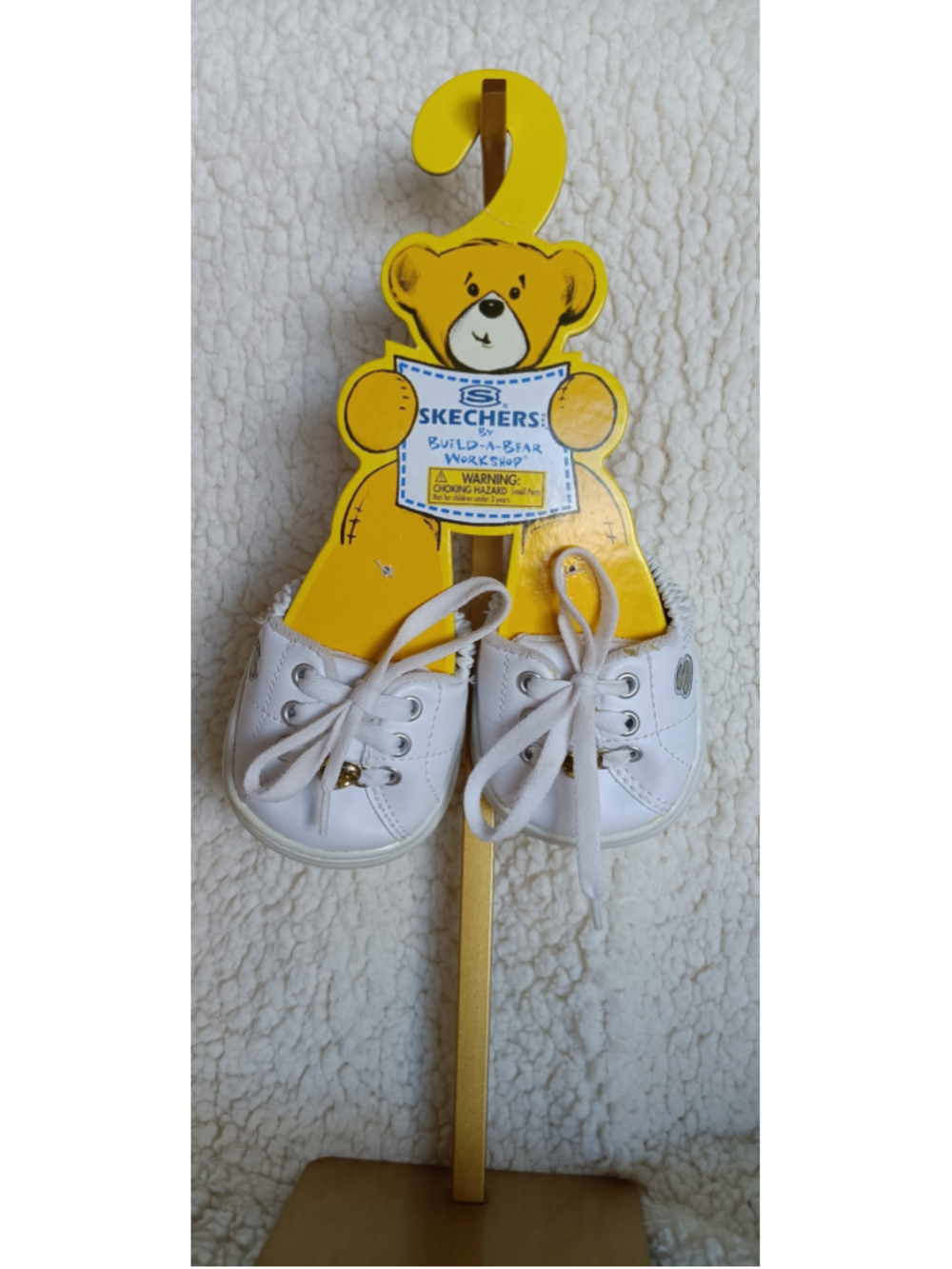 NWT Skechers Build-A-Bear Workshop White Sneakers.